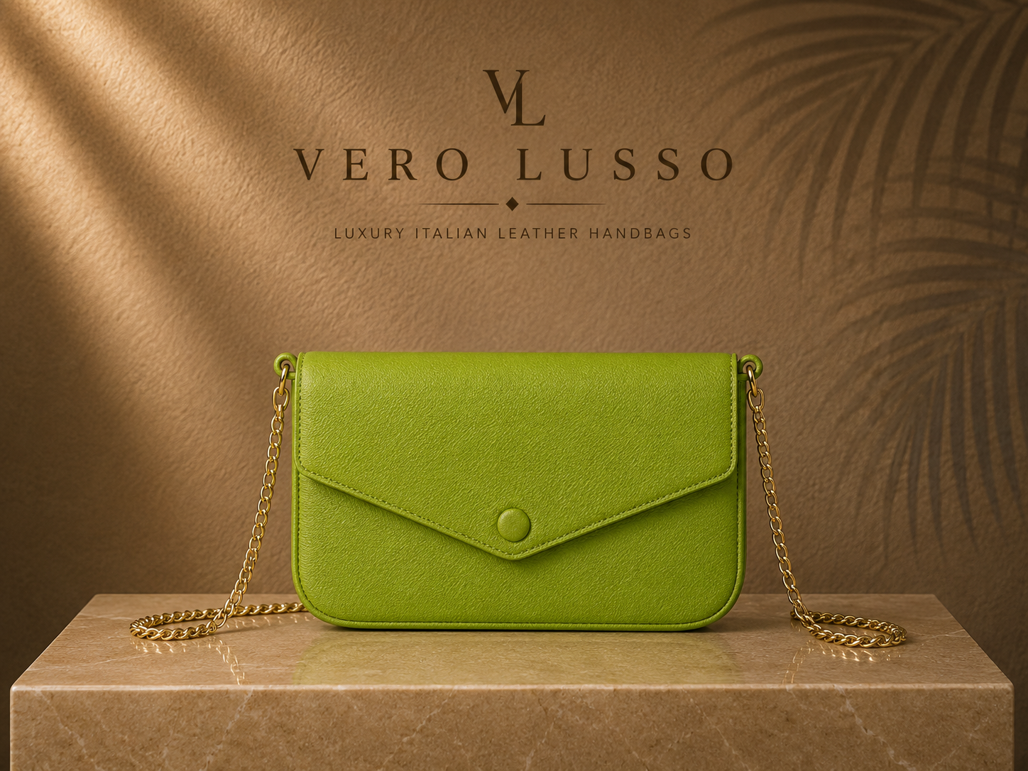 Pochette con catena e portafogli estraibile