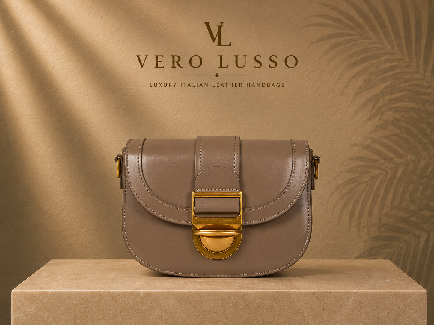 Borsa a spalla con chiusura anticata
