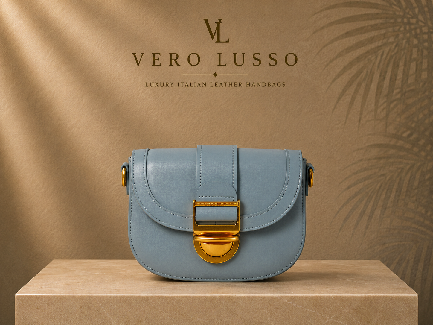 Borsa a spalla con chiusura anticata