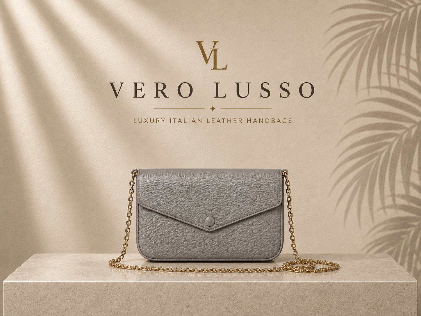 Pochette con catena e portafogli estraibile