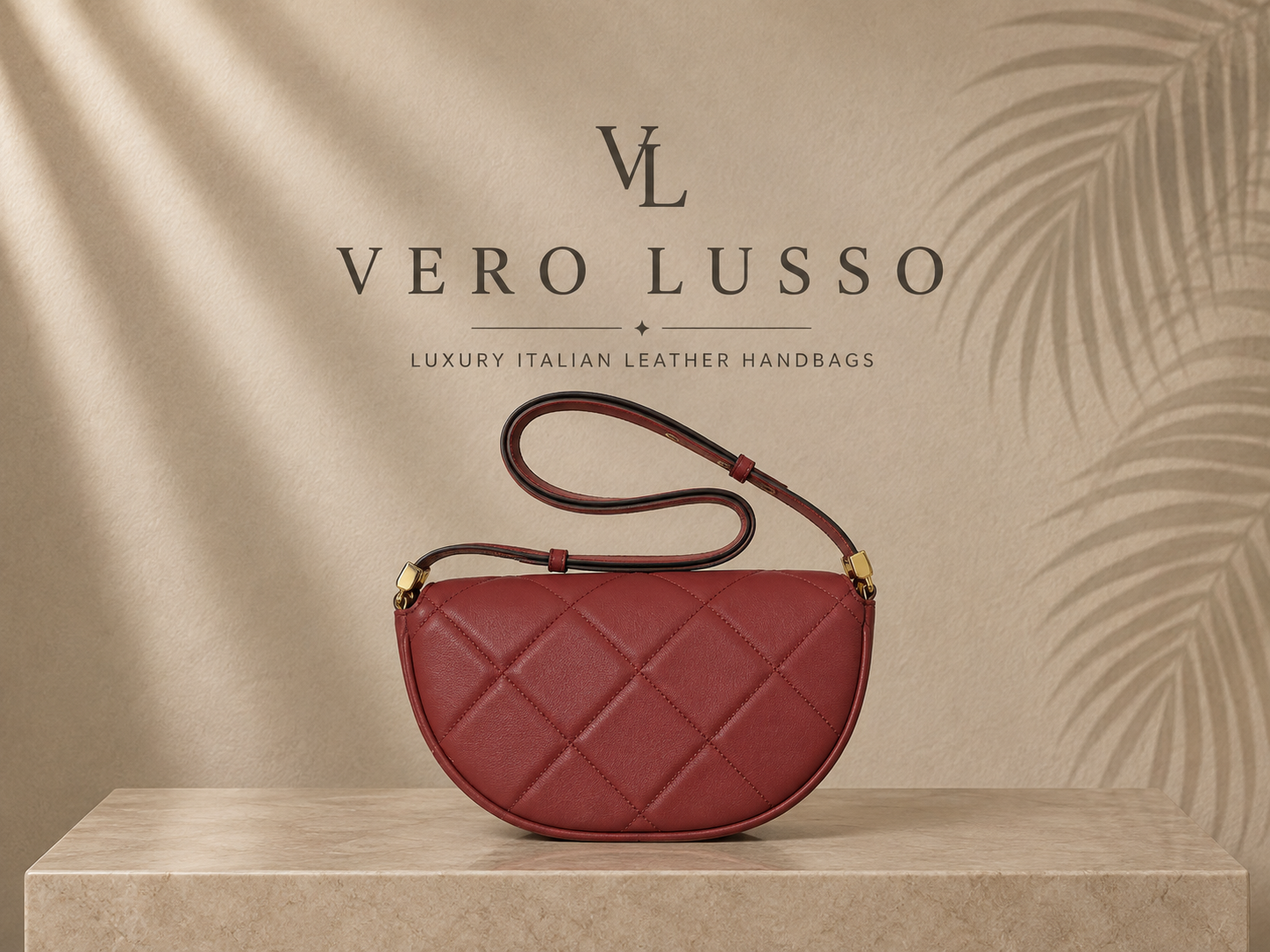 Borsa Sling Mezzaluna Trapuntata