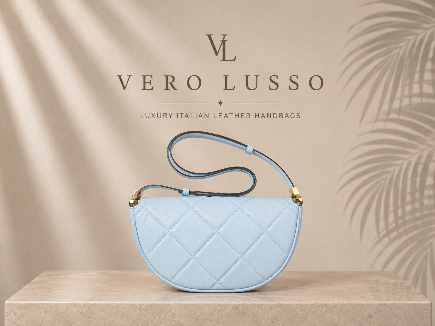 Borsa Sling Mezzaluna Trapuntata