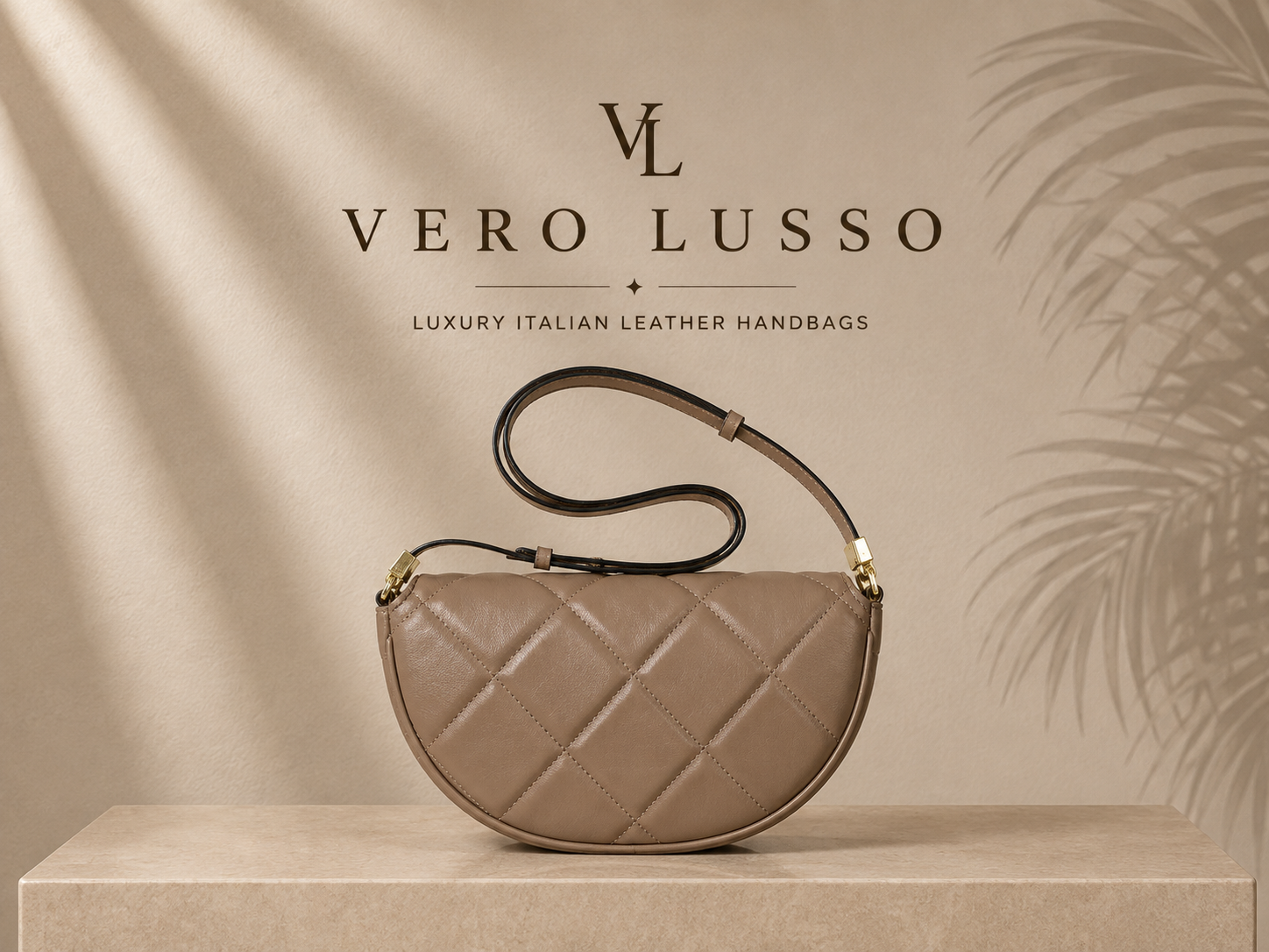 Borsa Sling Mezzaluna Trapuntata