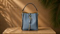 Shopper con pochette estraibile Piccola e Borchie Spike