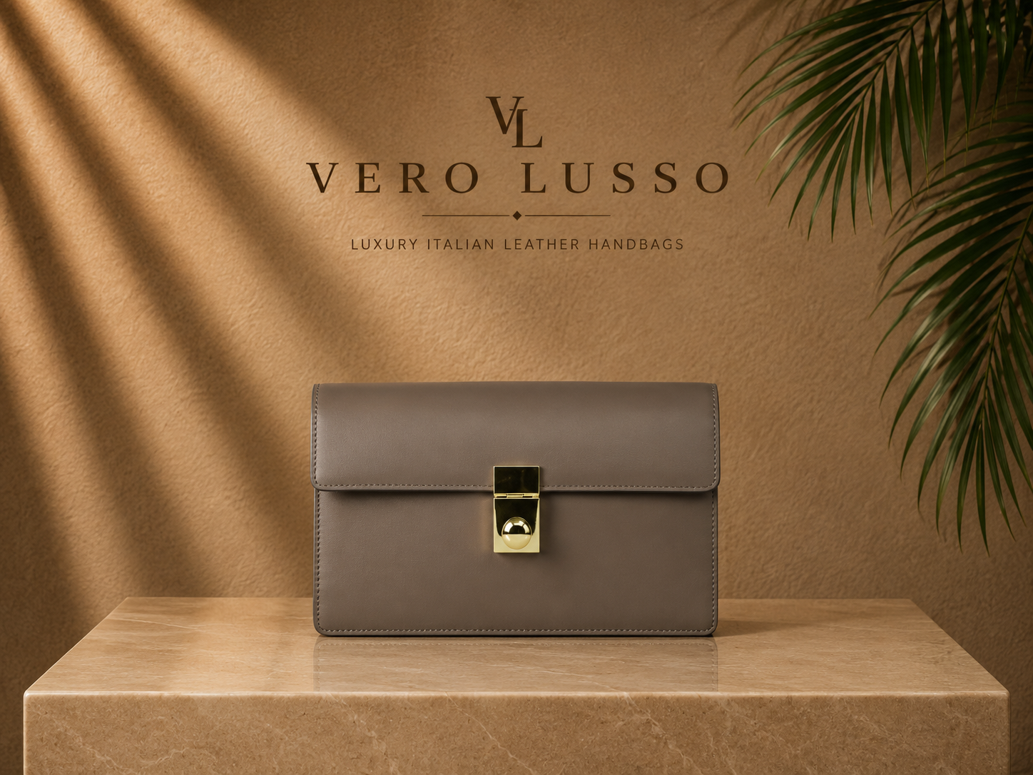 Borsa squadrata a spalla con accessori