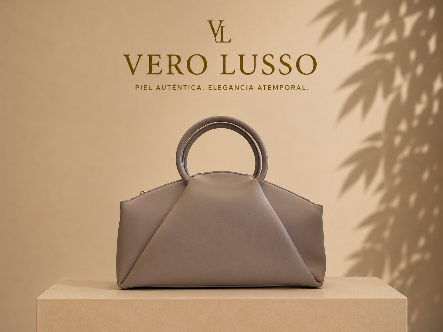 Borsa a mano con manico tondo