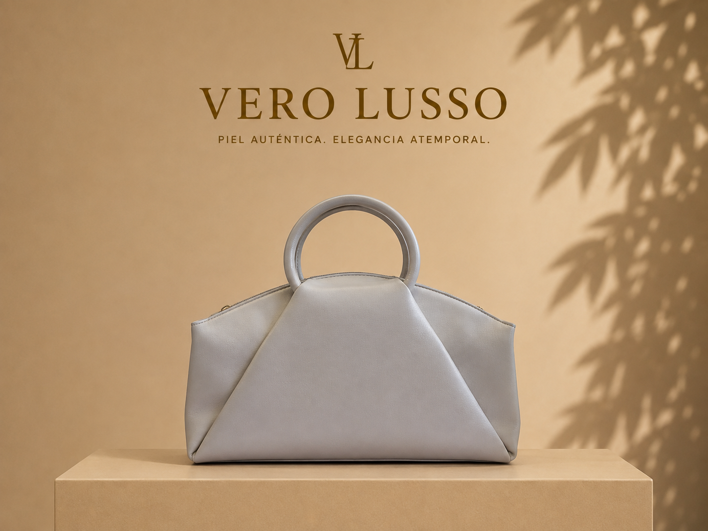 Borsa a mano con manico tondo