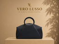 Borsa a mano con manico tondo