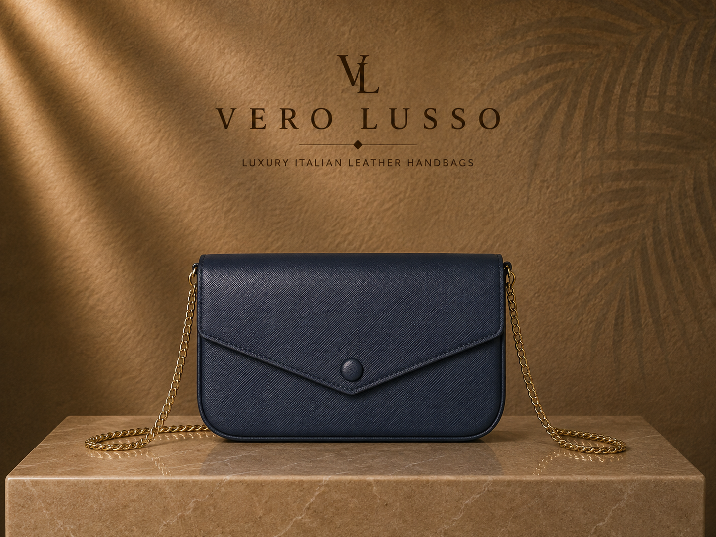 Pochette con catena e portafogli estraibile