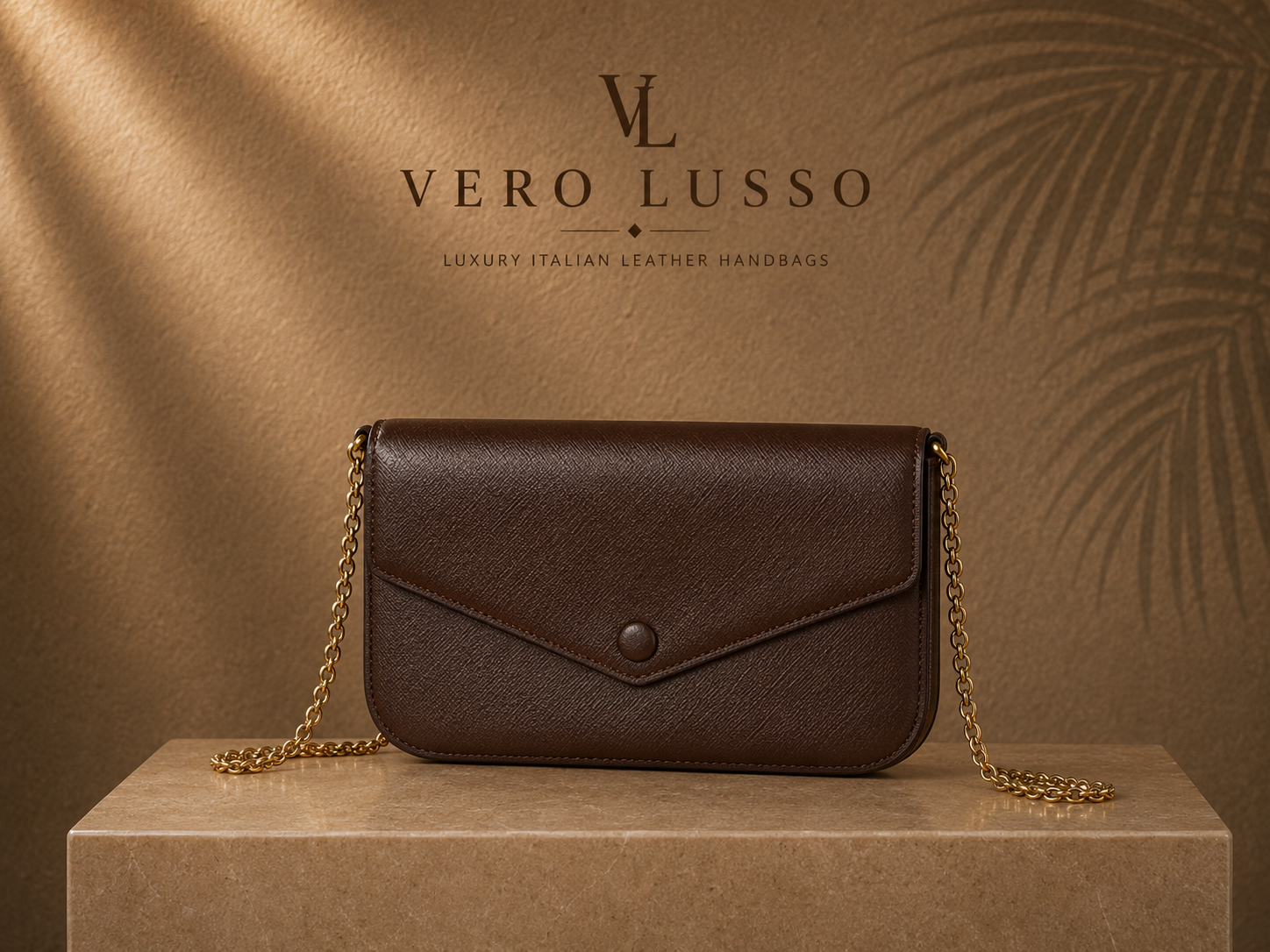 Pochette con catena e portafogli estraibile