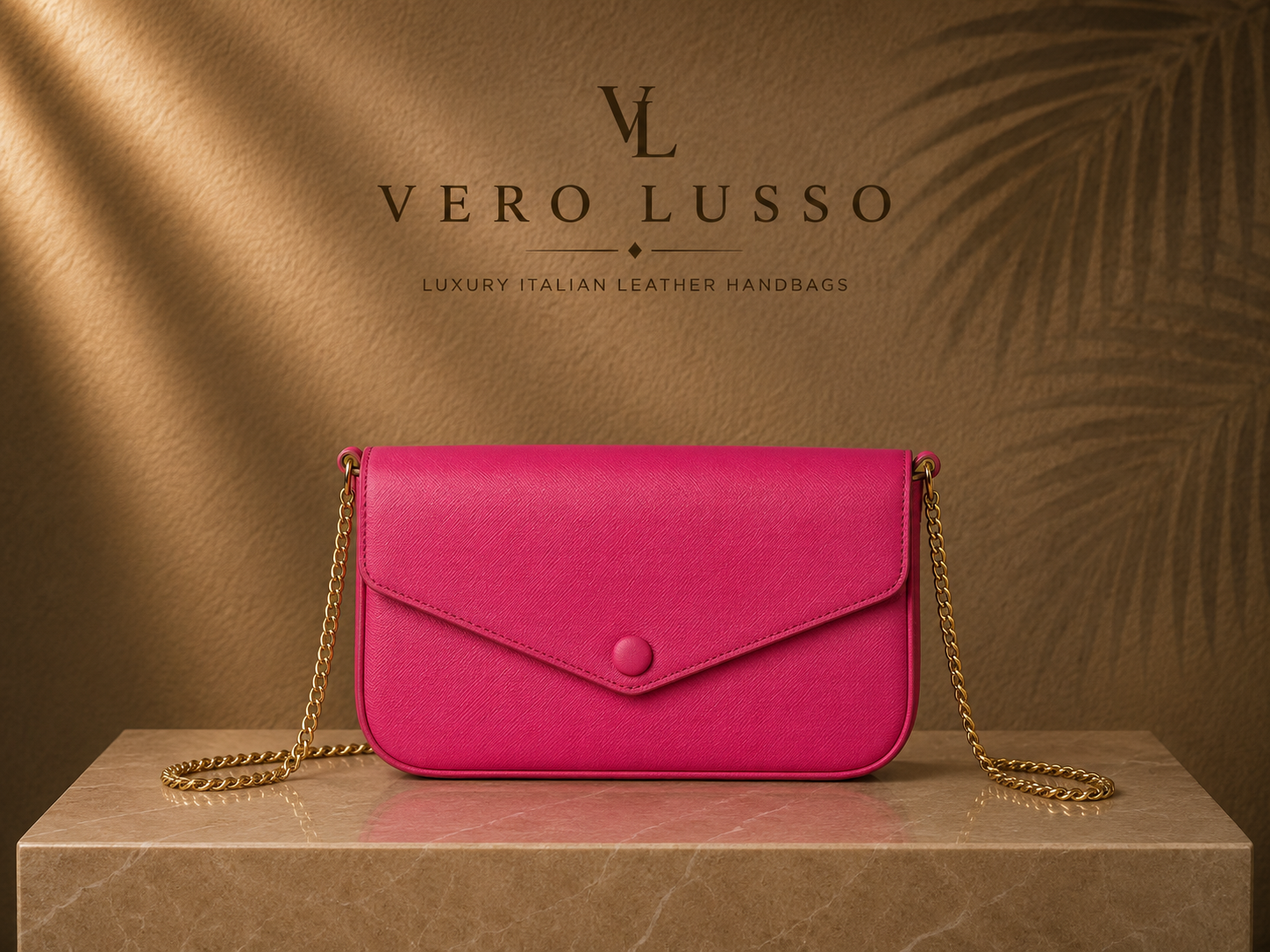 Pochette con catena e portafogli estraibile