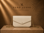 Pochette con catena e portafogli estraibile